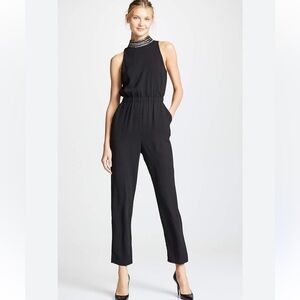 Ali & Jay | Black Sleeveless Stretch Blouson Jumpsuit with‎ Pockets XS